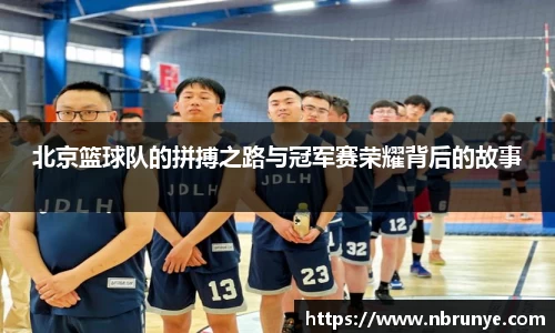 北京篮球队的拼搏之路与冠军赛荣耀背后的故事